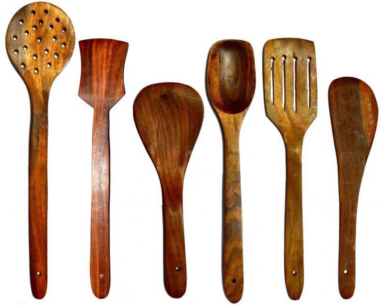 Aafiya handicrafts Af0268 Wood Serving Spoon Set