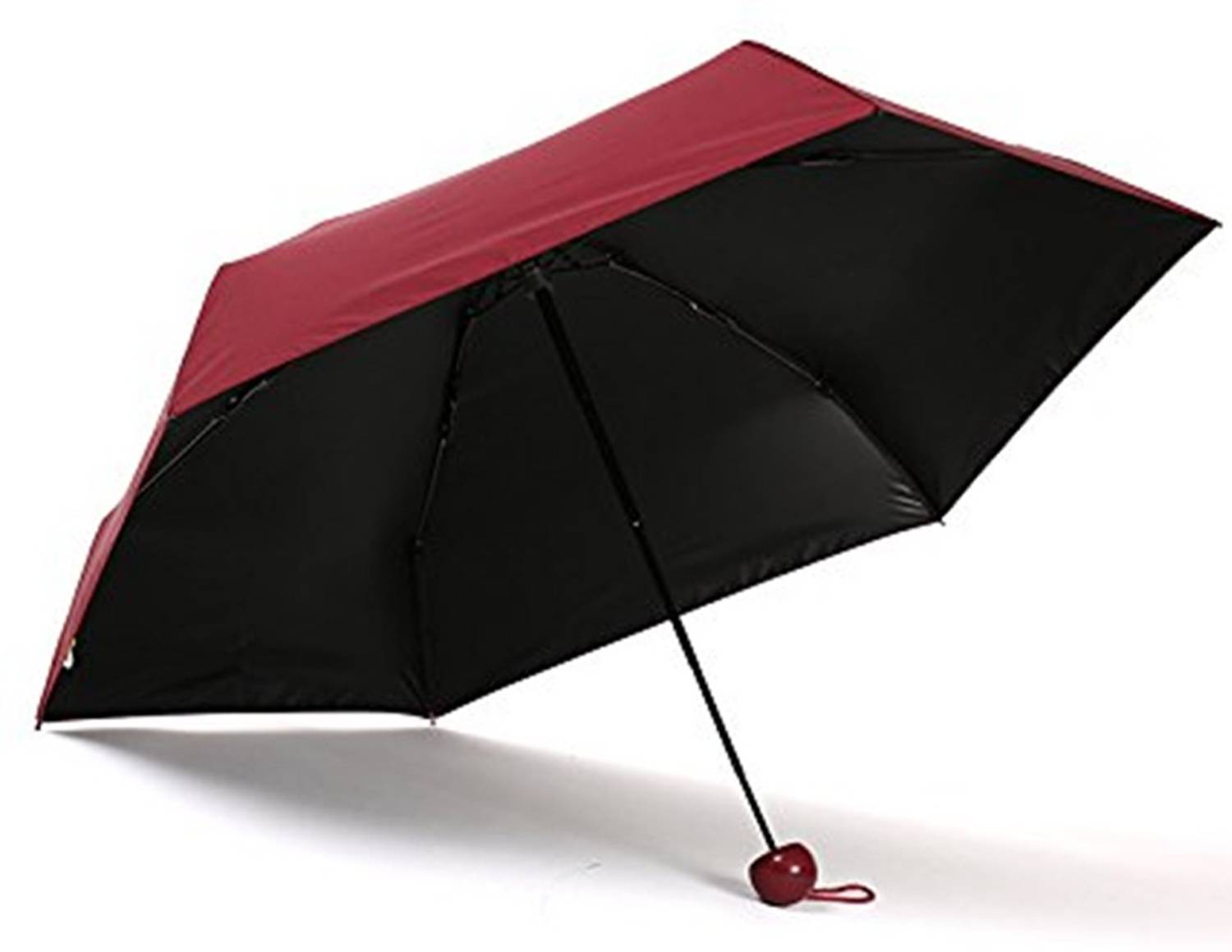 Aksvita Ultra Mini UV Coated 4-Fold Capsule Umbrella Umbrella