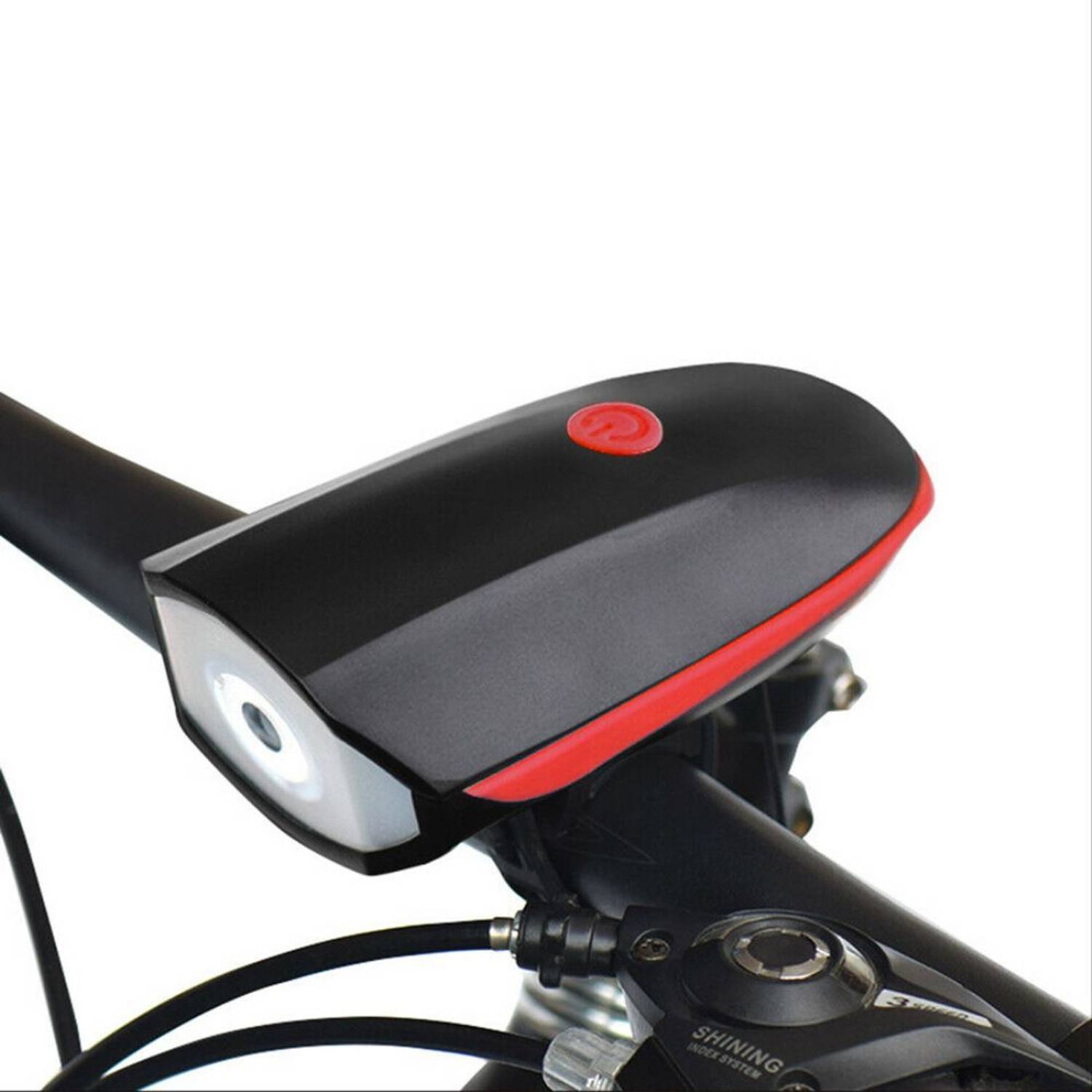 AlexVyan Special USB Rechargeable Bicycle Cycle Horn Head Front LED Light Bright 3 Mode LED Front Light