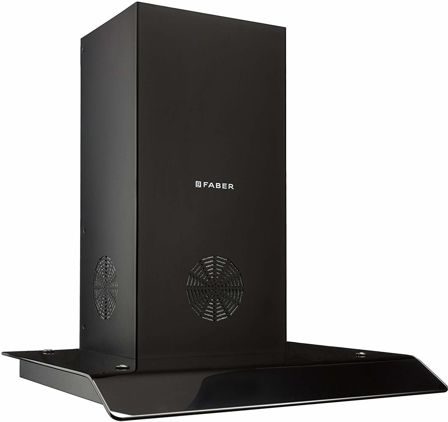 Image of FABER Hood Arco 3D Plus T2S2 BK LTW 60 Wall Mounted Black 1150 CMH Chimney