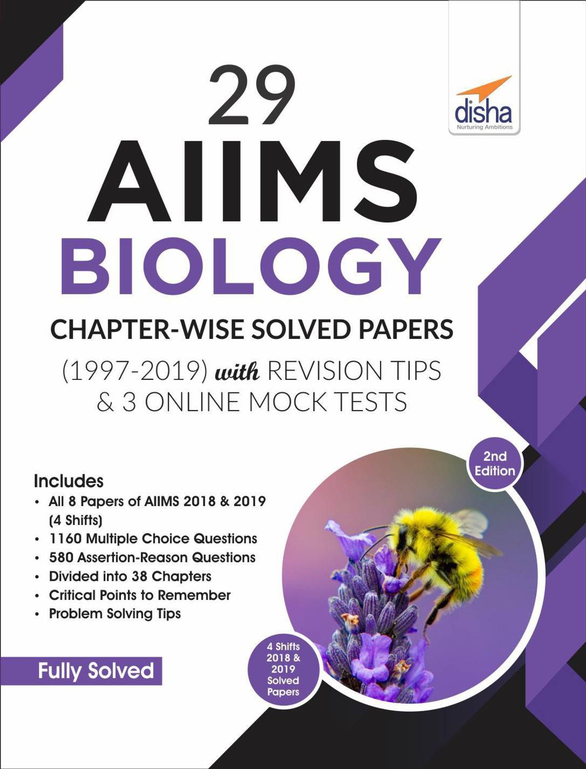 29 Aiims Biology Chapter-Wise Solved Papers (1997-2019) with Revision Tips & 3 Online Mock Tests