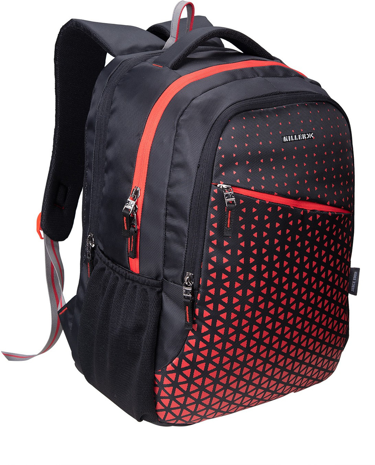 Image of KILLER Glitters Polyester 37L Black School Backpack Bag 37 L Backpack