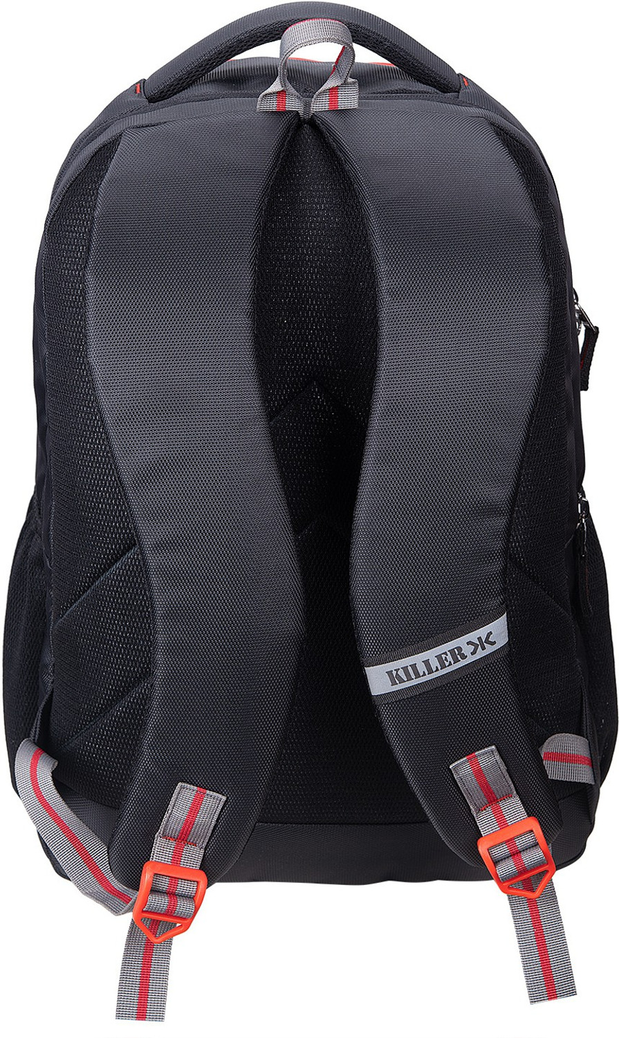 Image of KILLER Glitters Polyester 37L Black School Backpack Bag 37 L Backpack