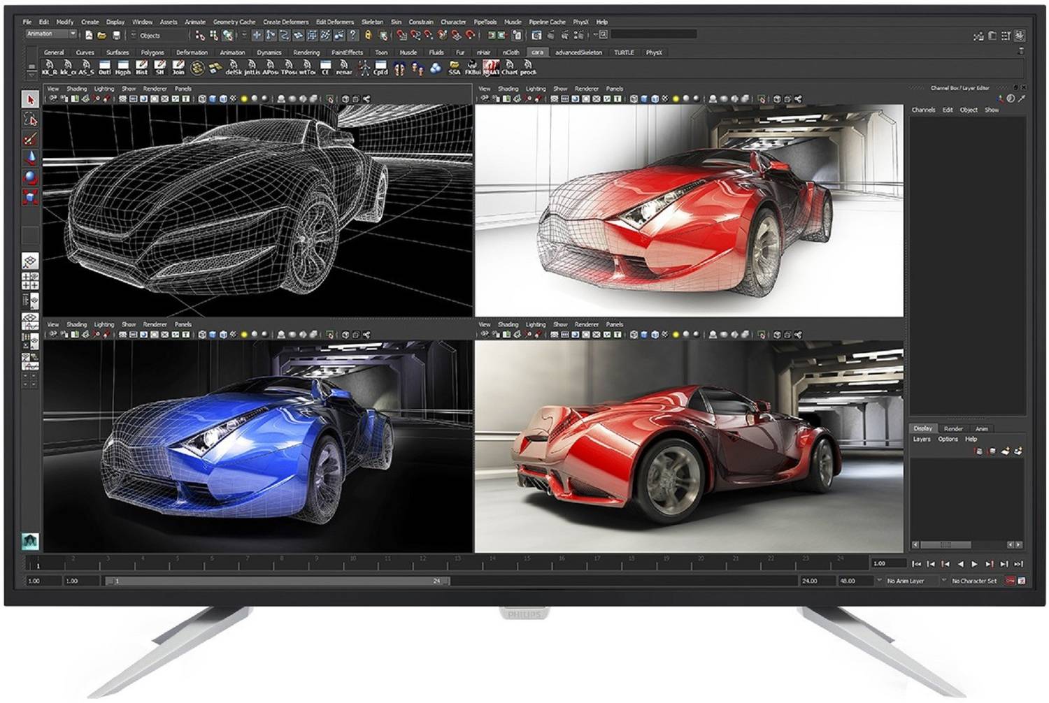PHILIPS 107.95 cm (43 inch) 4K Ultra HD LED Backlit IPS Panel