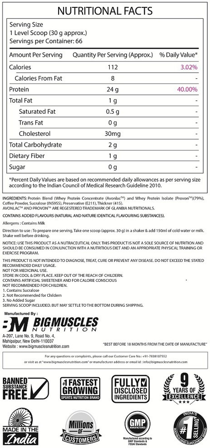 Image of BIGMUSCLES NUTRITION Superior Whey Whey Protein