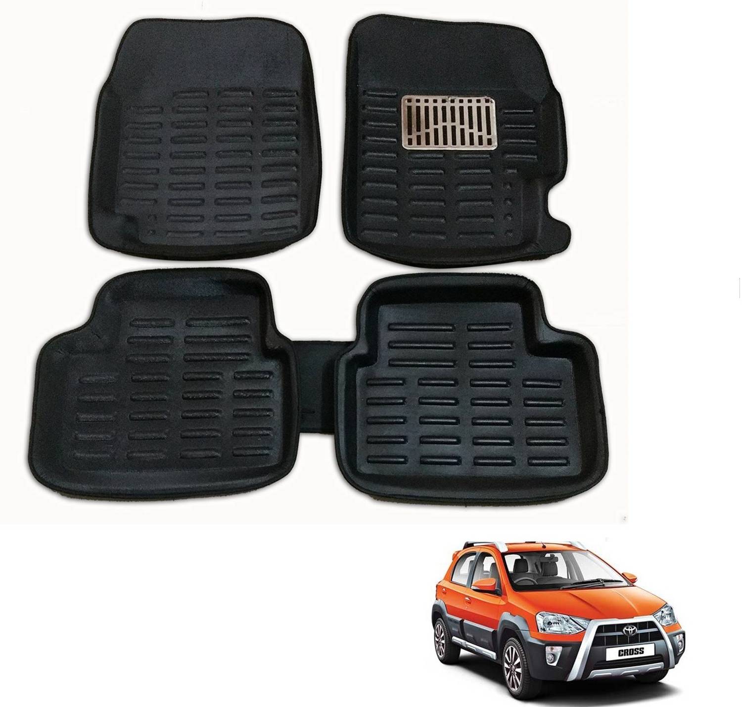 AuTO ADDiCT EVA 3D Mat For Toyota Etios Cross