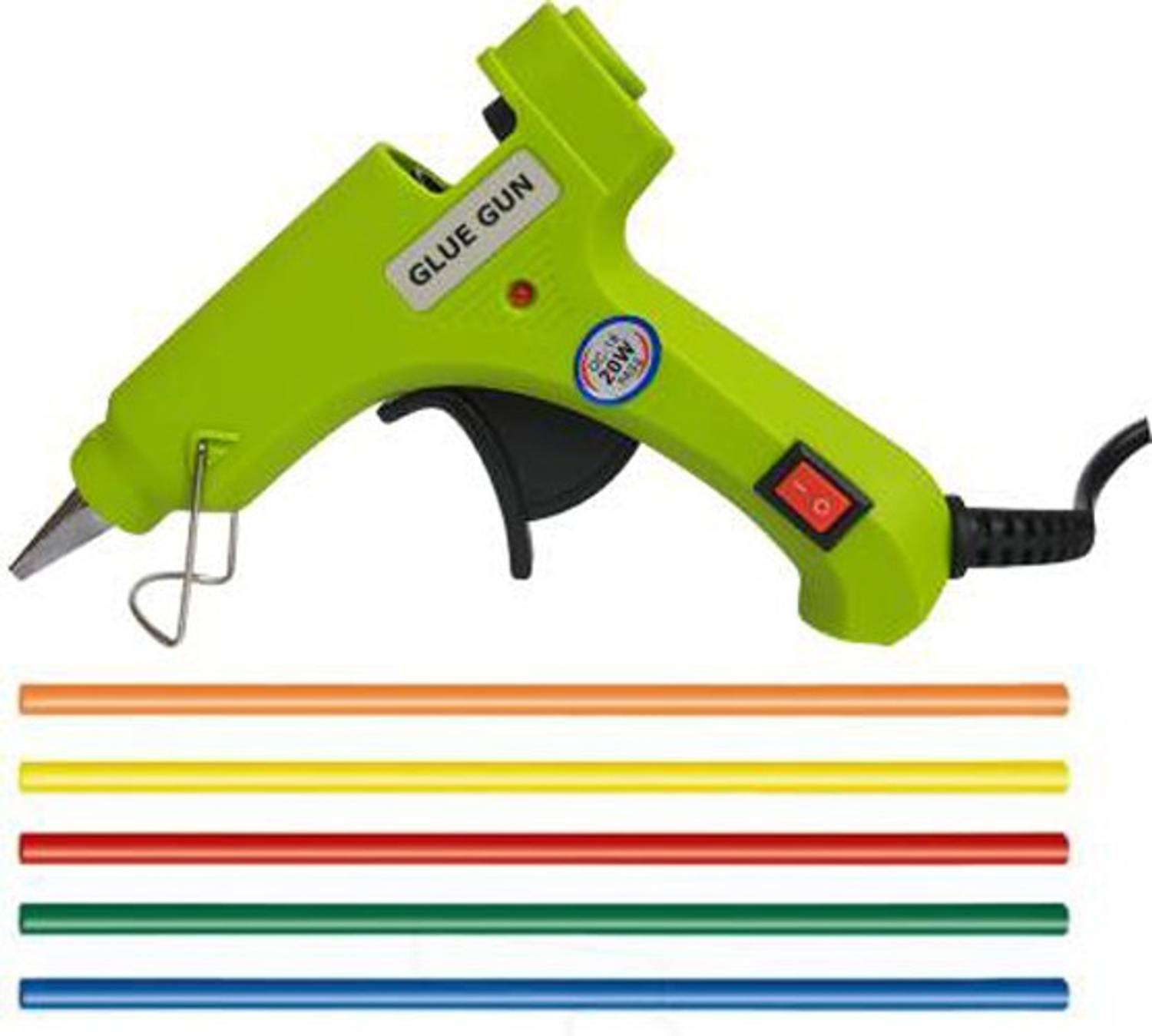 bandook NEON 20W 20WATT WITH 5 FLUORESCENT STICKS Standard Temperature Corded Glue Gun