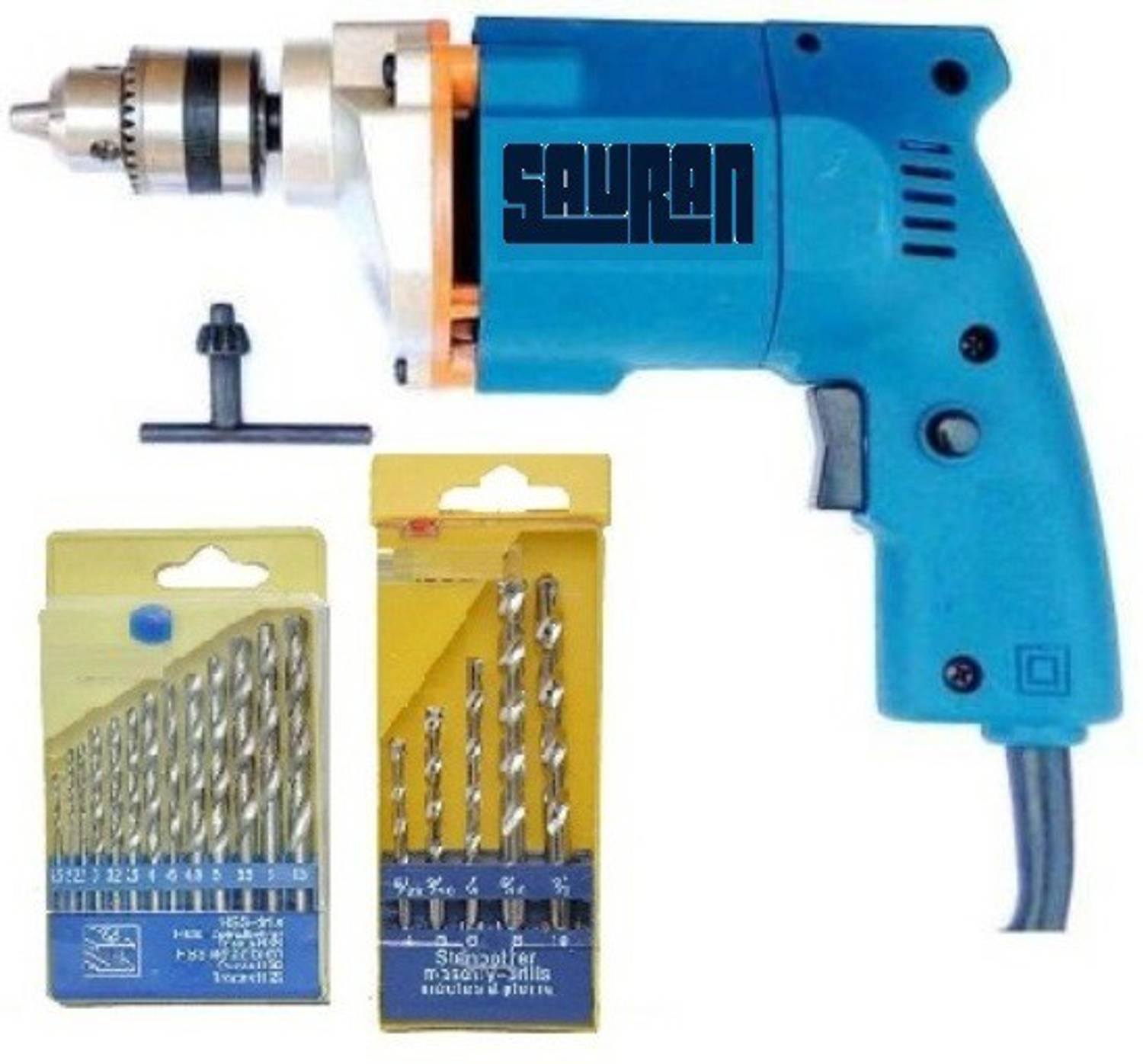 Sauran Power With bits for wood,iron,wall Multicolour/10mm/300wat