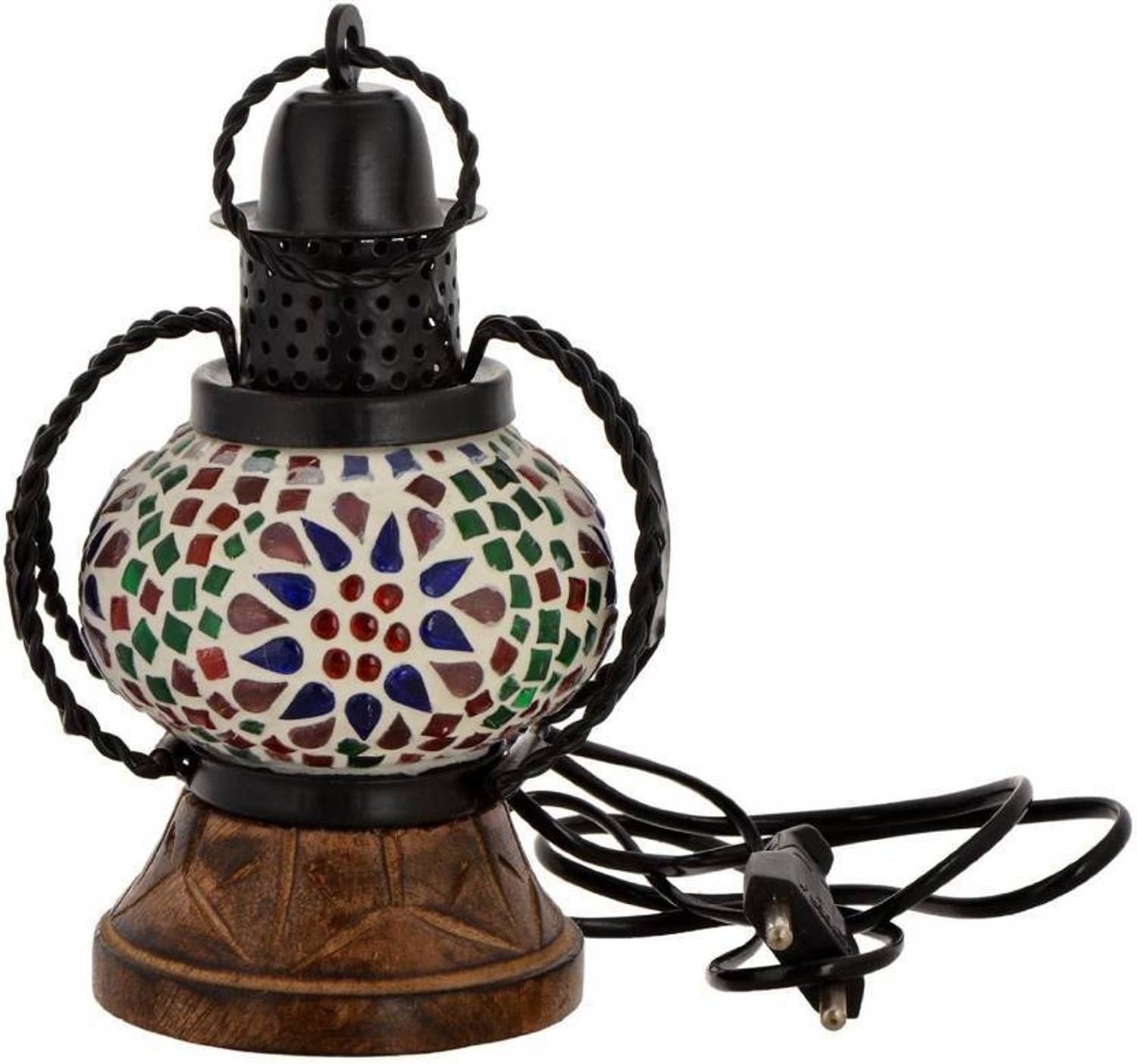 Akisha Decorative Ceramic Table Lantern for Home Lighting Table Lamp