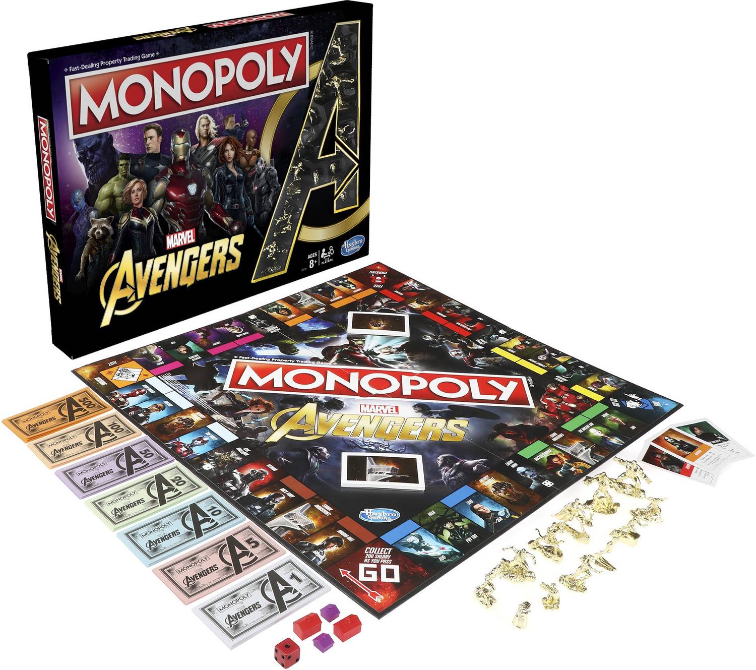 MONOPOLY MARVEL AVENGERS/モノポリー アベンジャーズ Buy Monopoly Marvel Avengers Edition Board Game For Ages 8 And Up