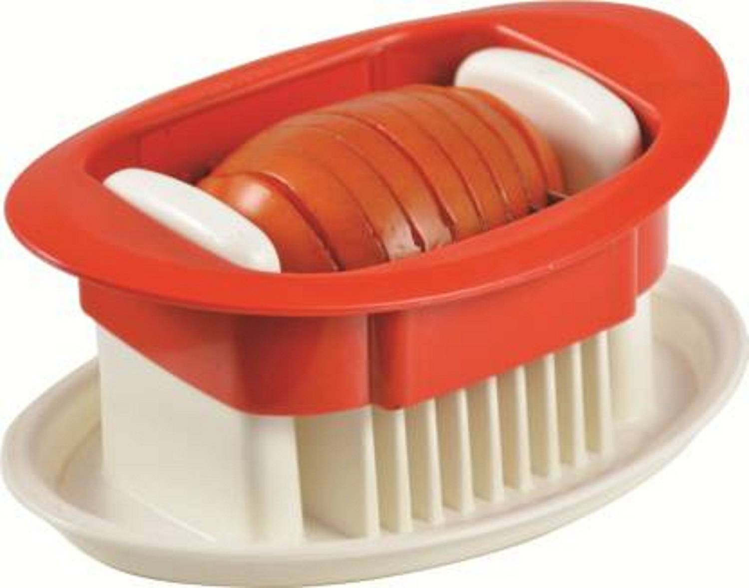 4tens Tomato & Vegetable Slicer Egg Cutter With Safety Holder Vegetable & Fruit Grater & Slicer