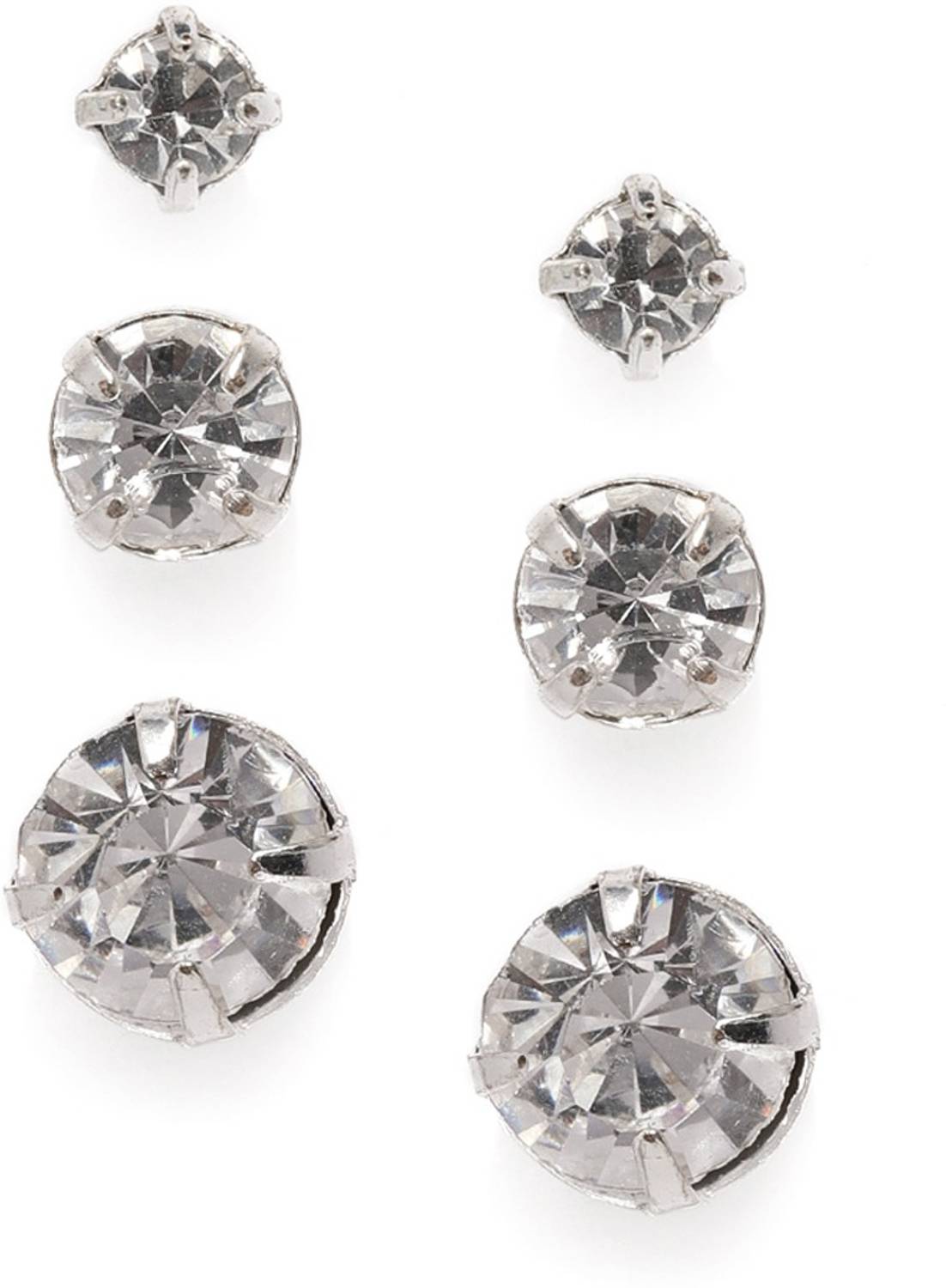 ACCESSORIZE LONDON MN-58174908001 Steel Stud Earring
