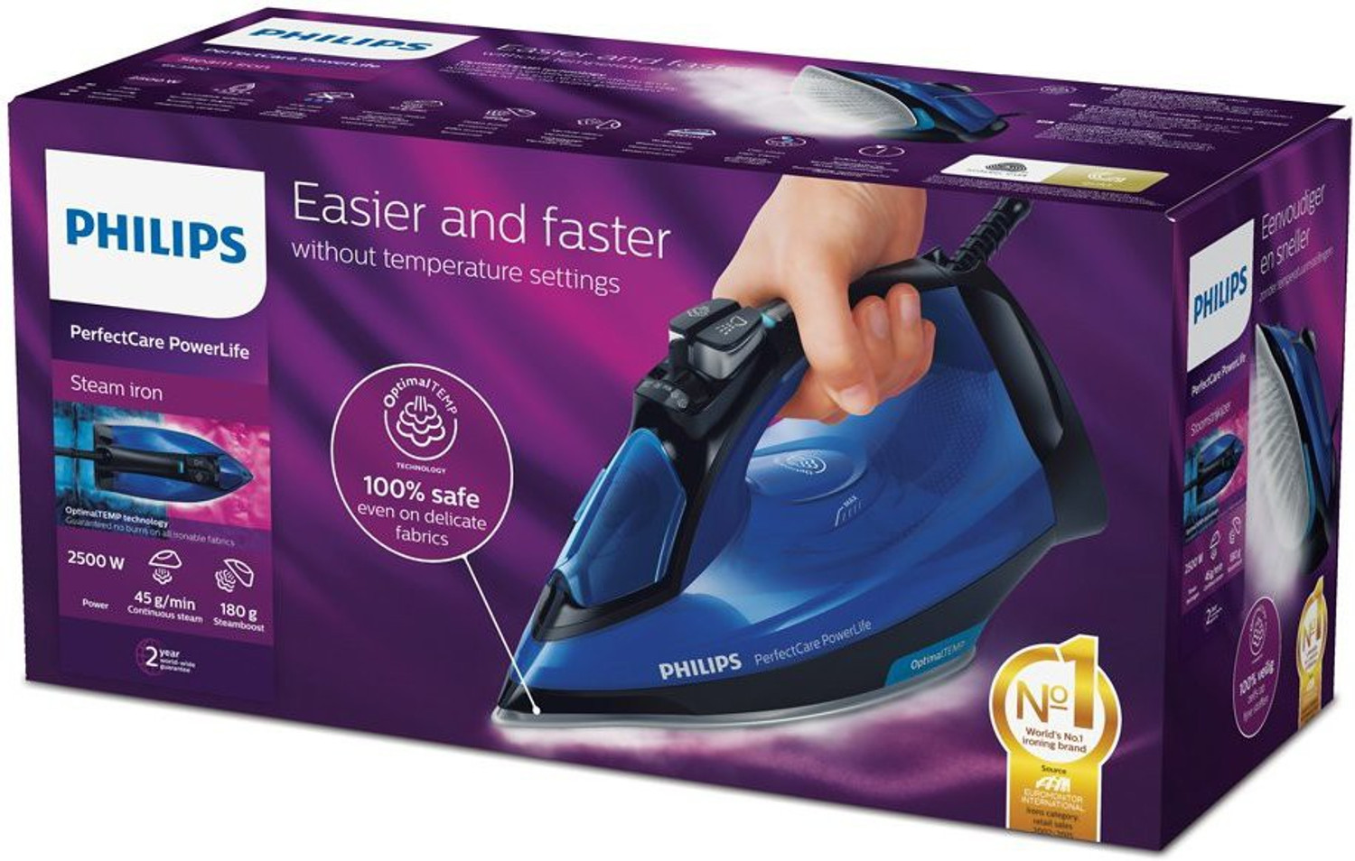 Image of PHILIPS GC3920 2400 W Steam Iron