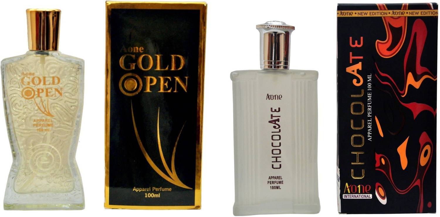 Aone Gold Open and Chocolate Perfume 100ML Each (Pack of 2) Eau de Parfum  -  200 ml