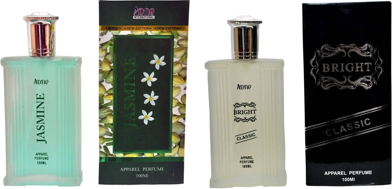 Aone Jasmine and Bright Classic Perfume 100ML Each (Pack of 2) Eau de Parfum - 200 ml