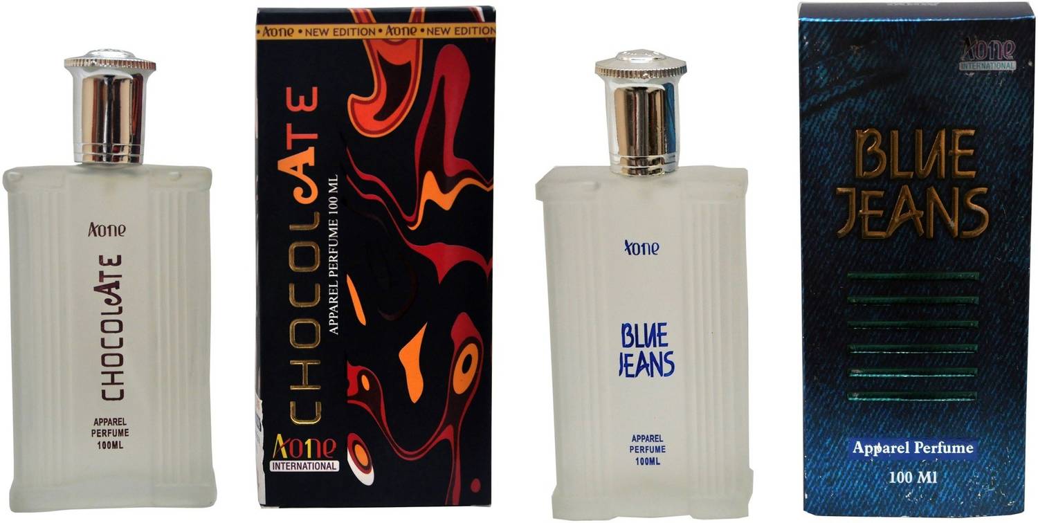 Aone Chocolate and Blue Jeans Perfume 100ML Each (Pack of 2) Eau de Parfum - 200 ml