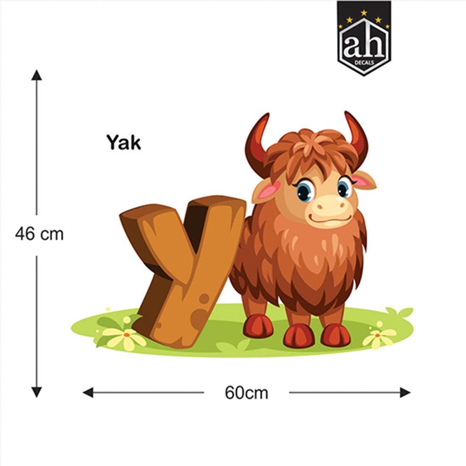 yak-cartoon-sticker-for-kids-