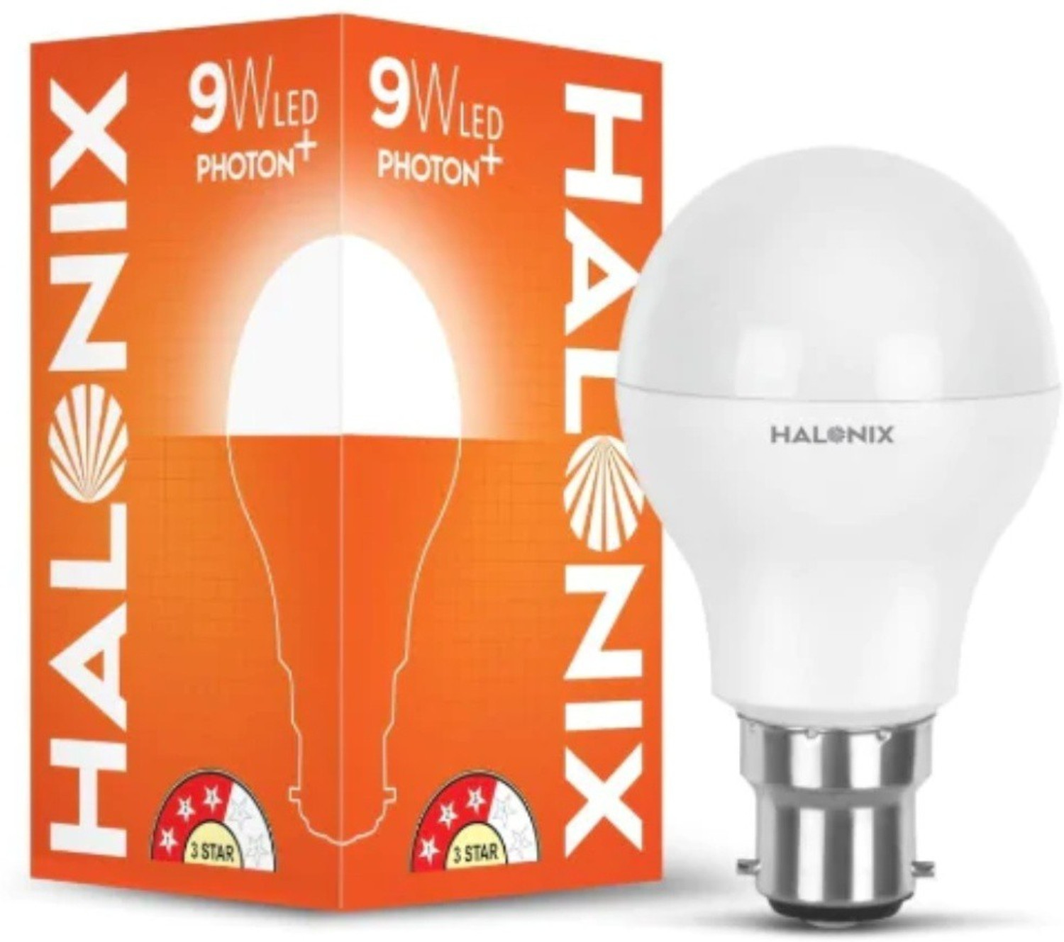 Image of HALONIX 9 W Basic Round B22 D LED Bulb