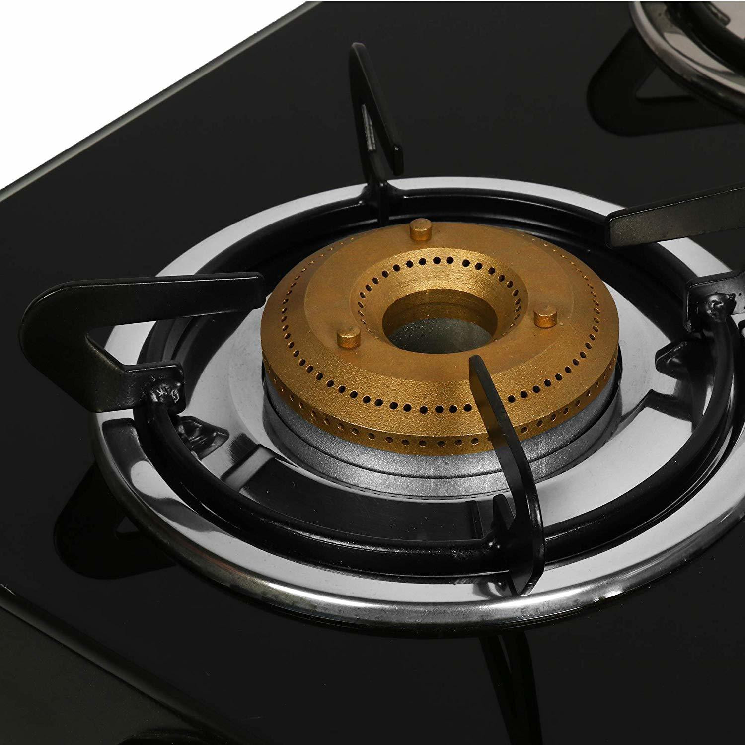 Image of FABER byFaber Jumbo 4BB BK Glass Manual Gas Stove