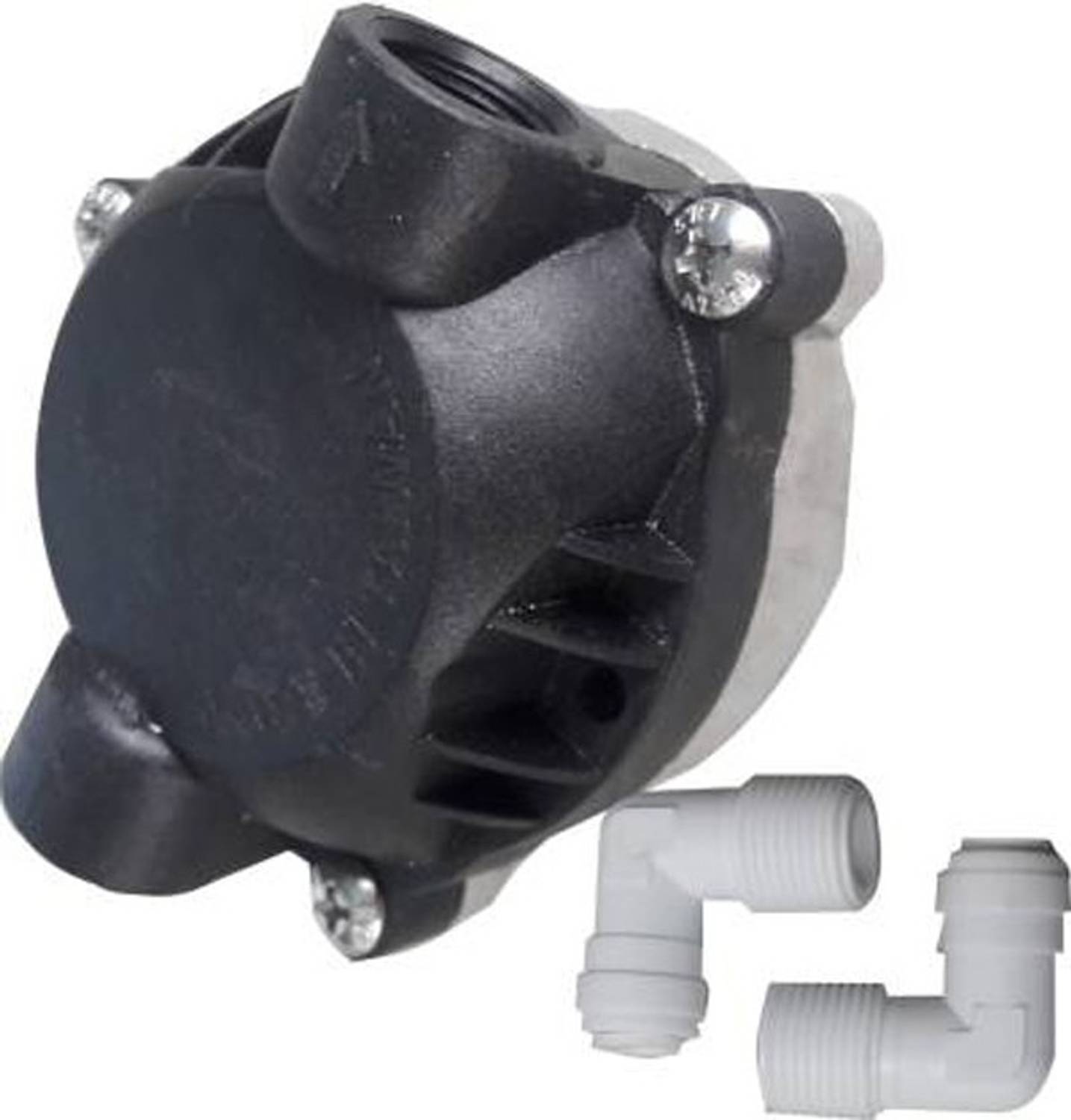 AQUALIQUID RO Booster Pump Head 100 GPD, Support 75gpd 100 gpd Pump Pure it and other Major Brand Diaphragm Water Pump Solid Filter Cartridge (0.005, Pack of 3) Concrete Pump Clamp