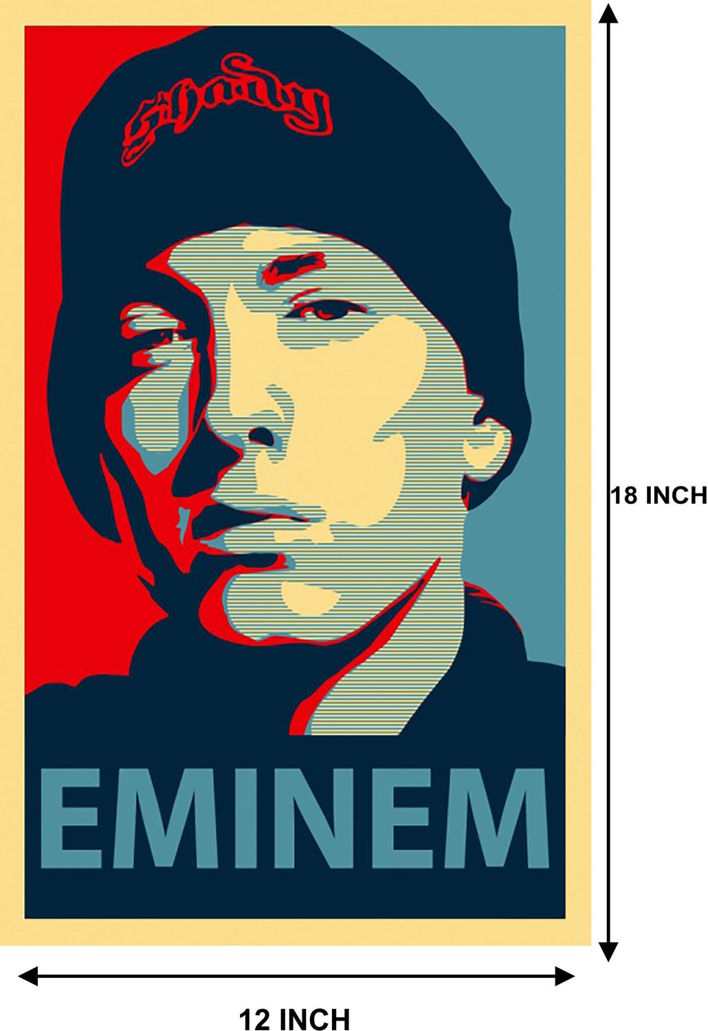 Eminem プロモーションポスタ－ Eminem Music Wall Poster Paper Print - Music, Personalities