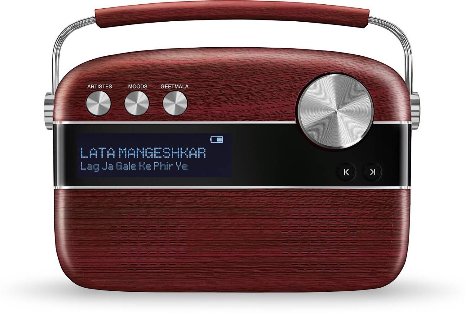 SAREGAMA Carvaan Hindi 10W Bluetooth Speaker Red - Image 1
