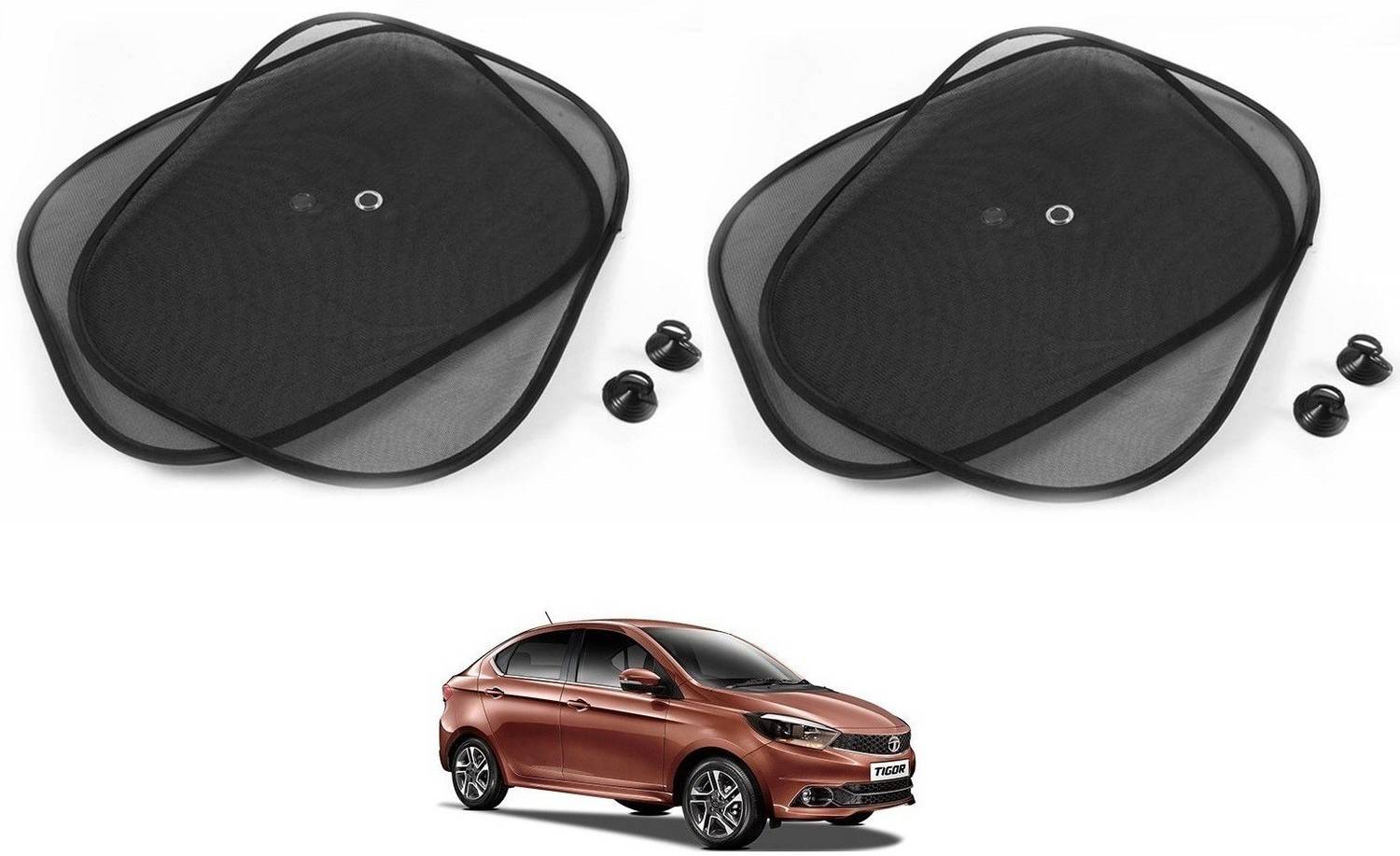 AuTO ADDiCT Side Window Sun Shade For Tata Tigor