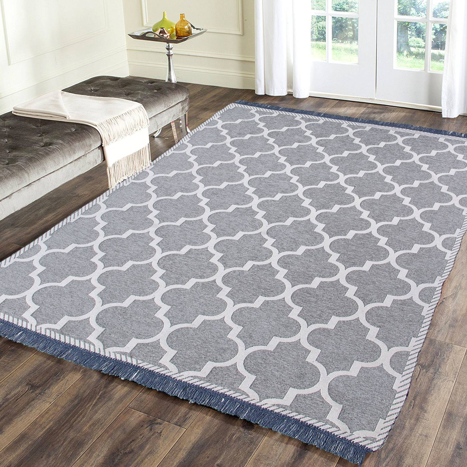 Braids 4 ft X 6 ft Chenille Carpet