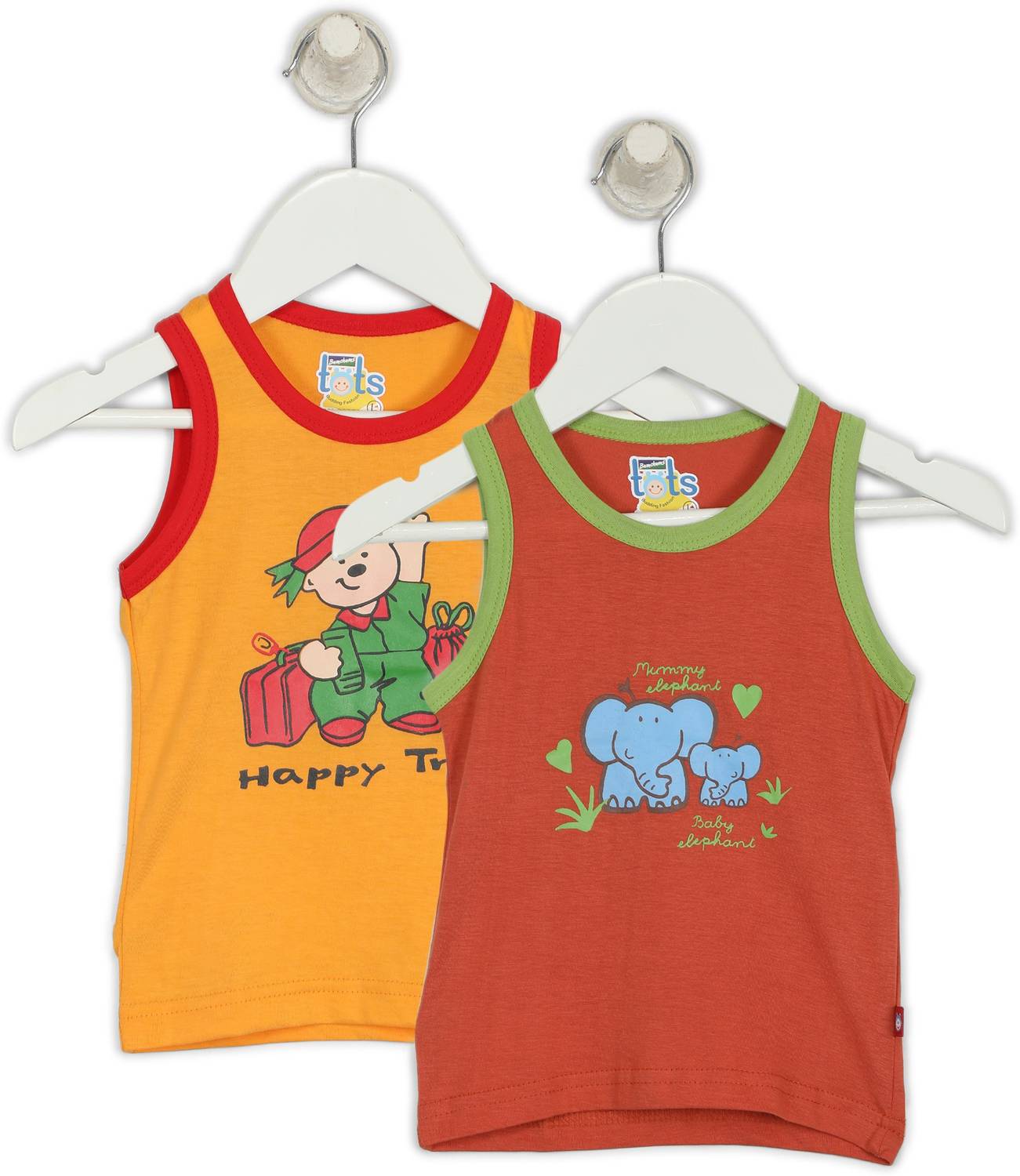 Bumchums Boys Printed Pure Cotton Regular T Shirt