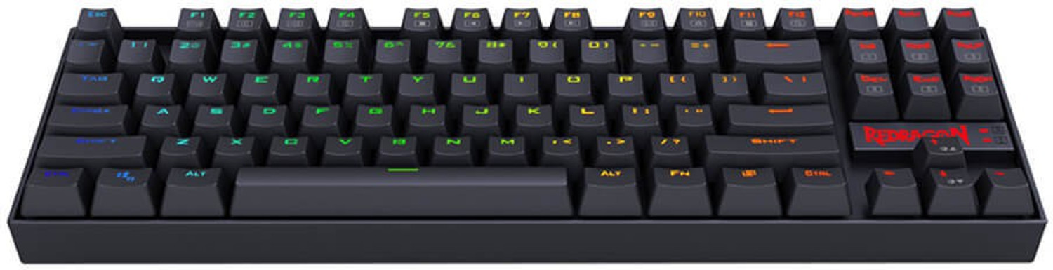 Image of Redragon K552-RGB Wired USB Tenkeyless Gaming Keyboard Compatible with Desktop, Laptop, Mac