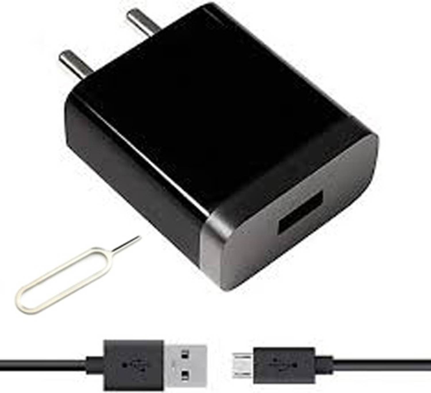 Badger Wall Charger Accessory Combo for Xiaomi Redmi 6A, Xiaomi Redmi 7A, Xiaomi Redmi Note 5 Pro, Xiaomi Redmi Note 6 Pro, Xiaomi Redmi 5, Xiaomi Redmi Note 4, Xiaomi Redmi Note 5 Original Adapter Like Wall Charger, Mobile Power Adapter, Fast Charger, Android Smartphone Charger, Battery Charger, High Speed Travel Charger With 1 Meter Micro USB Cable Charging Cable Data Cable