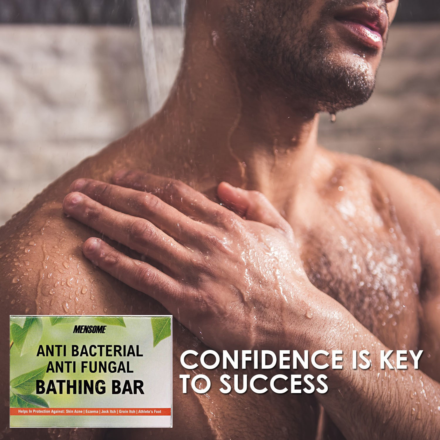 Image of MENSOME Anti Bacterial and Anti Fungal Bathing Bar with Cider Vinegar, Oregano Oil