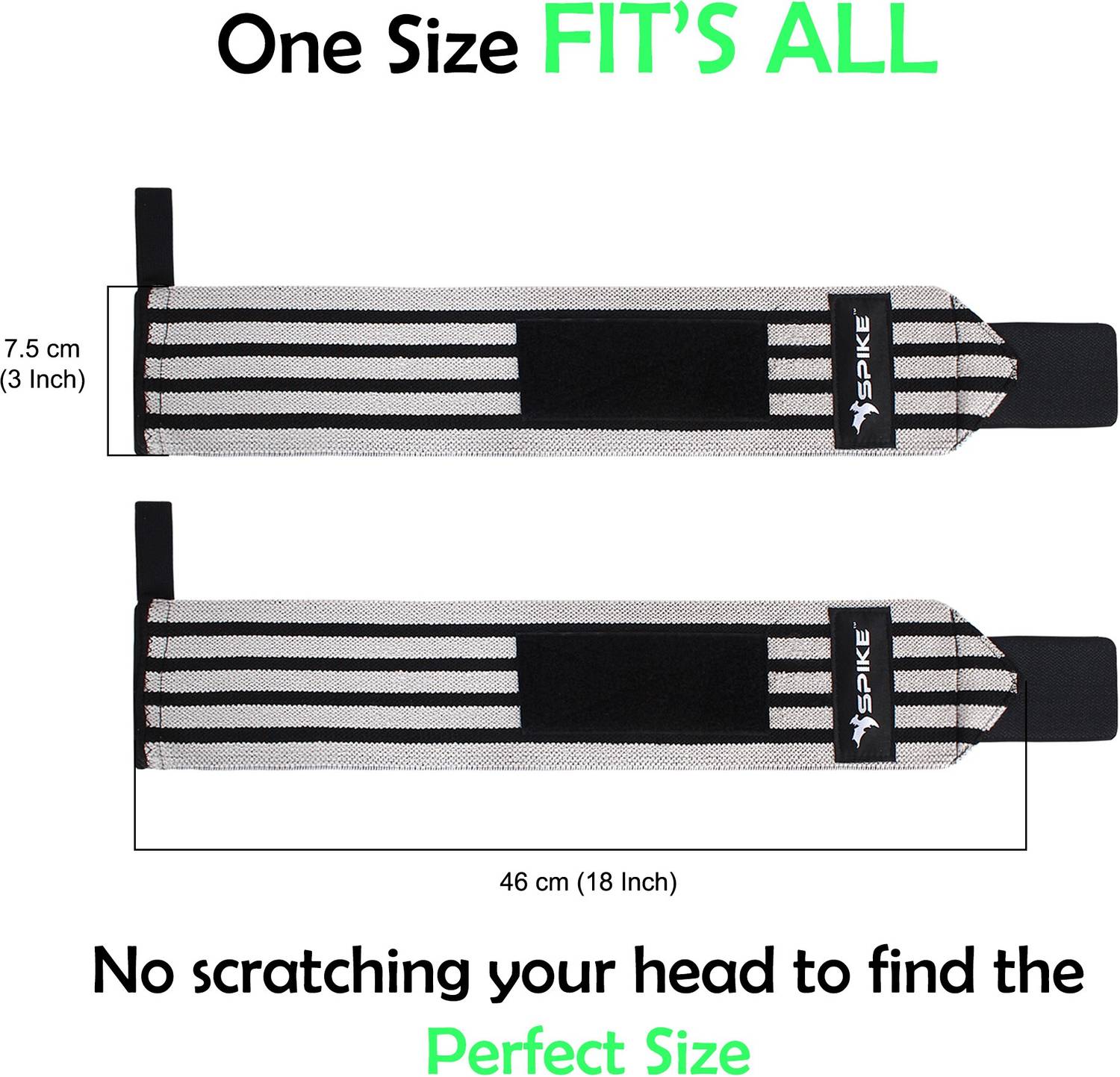 Spike Wrist Support Gray - Image 4