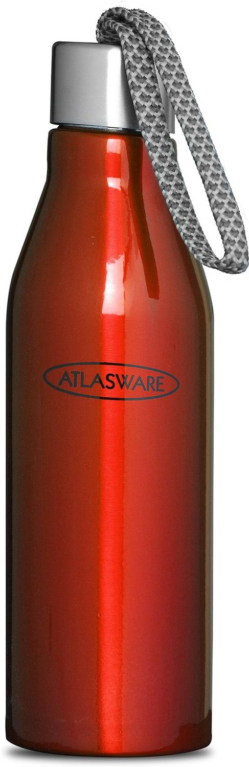 Atlasware Stainless Steel Water Bottle (Red) 1000 ml Water Bottle