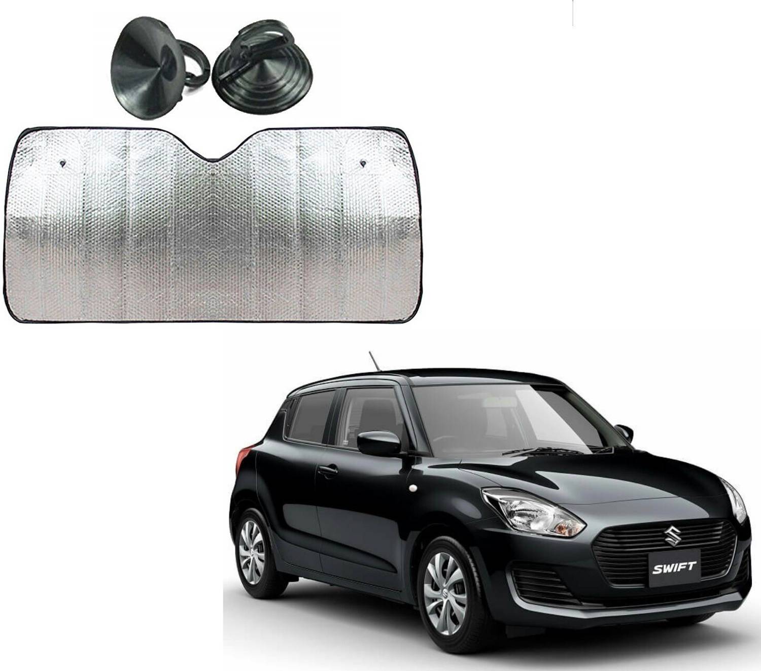 AuTO ADDiCT Dashboard Sun Shade For Maruti Suzuki New Swift