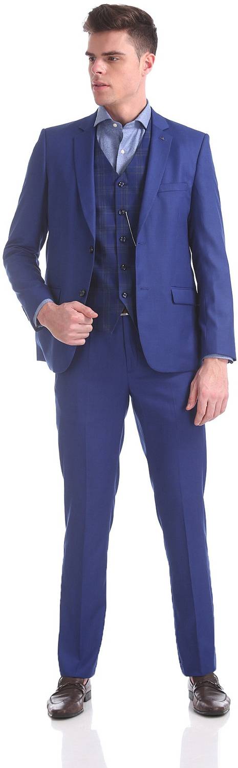 ARROW 2 Piece Checkered Men Suit