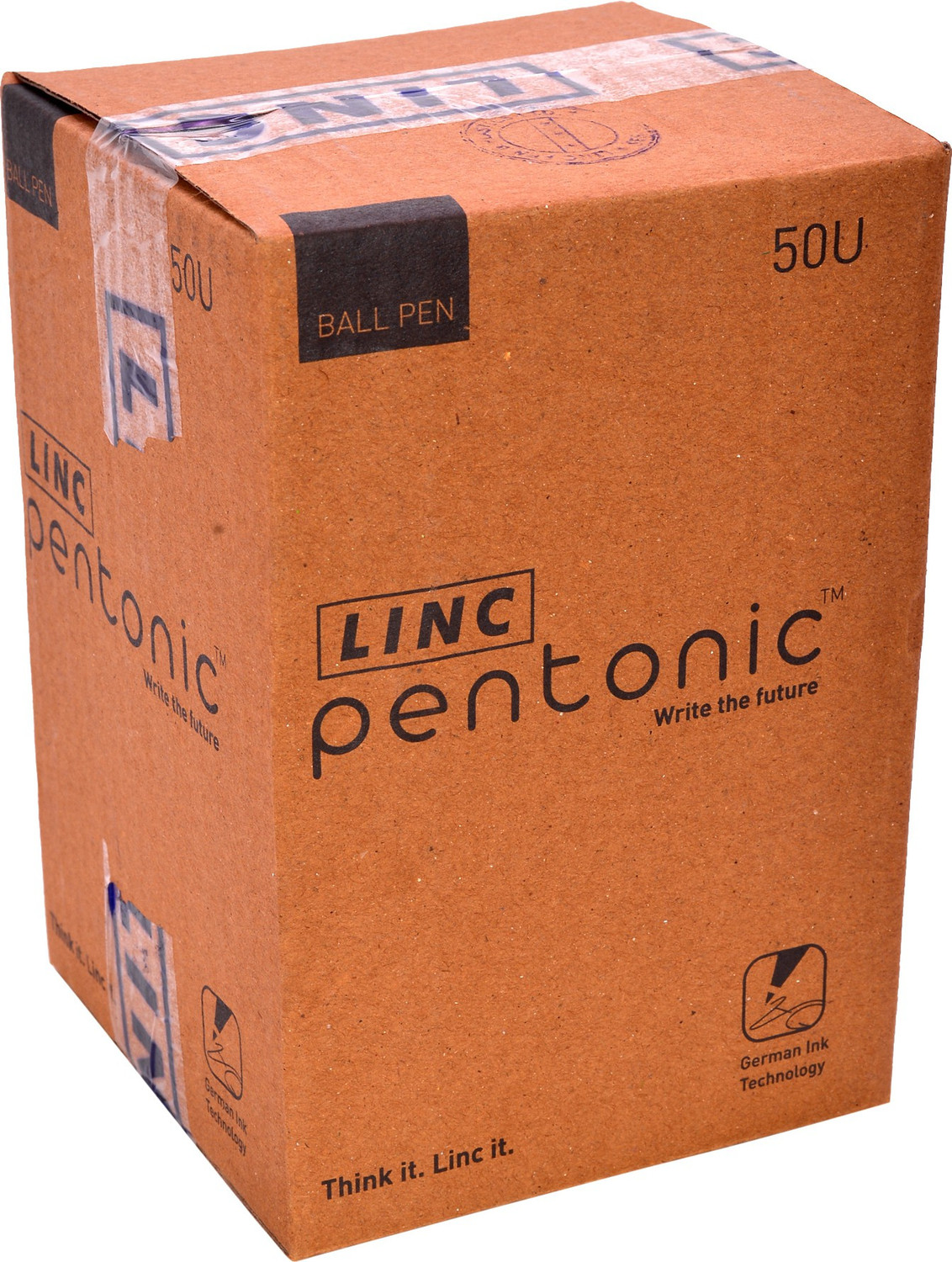 Image of Pentonic 0.7 mm Ball Pen Tumbler Set | Black Matte Finish Body, Smudge Free Writing Ball Pen