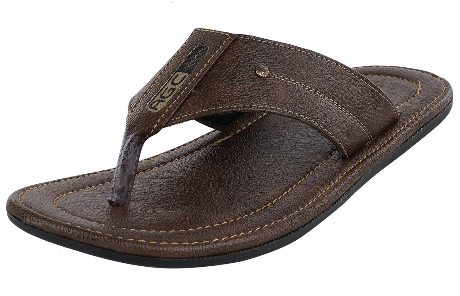 Image of Good Friend Men Flats Sandal (Brown, 12)
