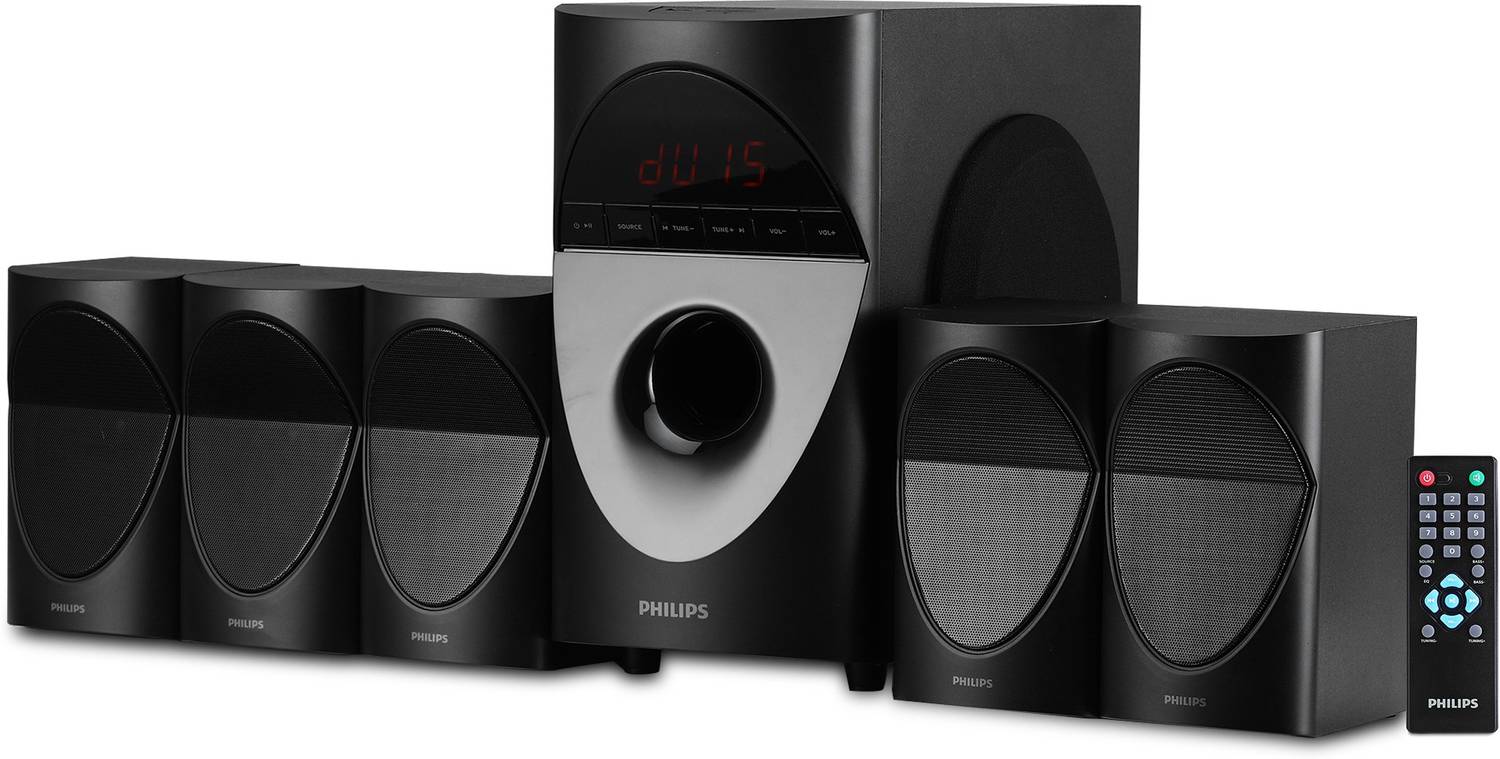 PHILIPS SPA5190B/94 90 W Bluetooth Home Theatre (Black, 5.1 Chann