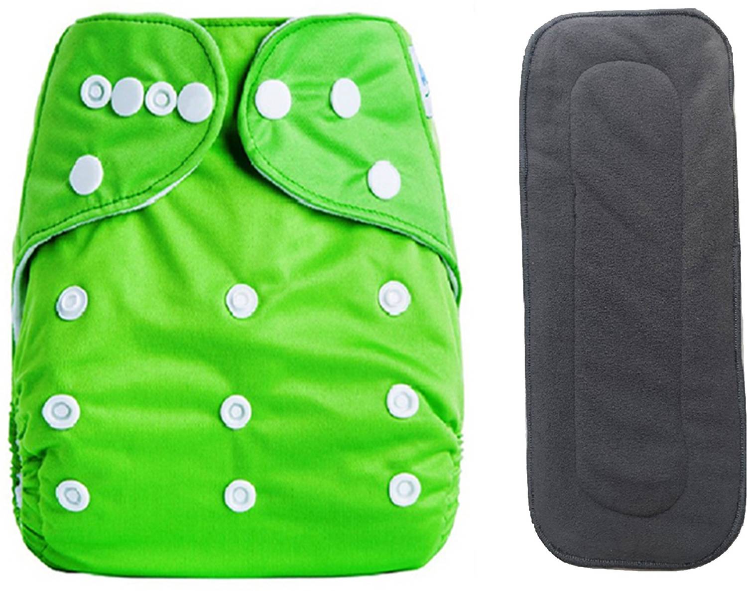 BABYMOON 1 Cloth Diaper with 5Layers Charcoal Bamboo 1