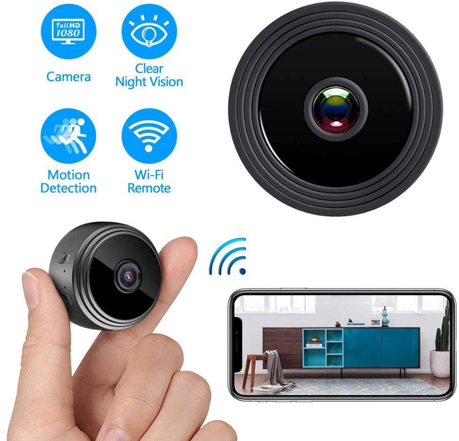 SIOVS Mini Hidden Wireless Spy Camera - Image 3