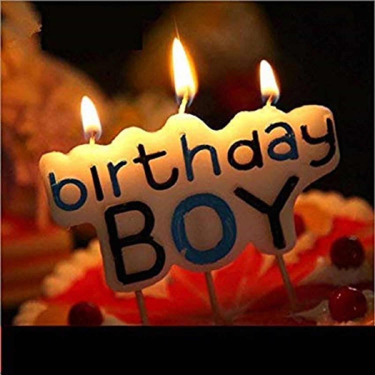 AARK PLANET Happy Birthday Boy Candle Party Supplies Candle