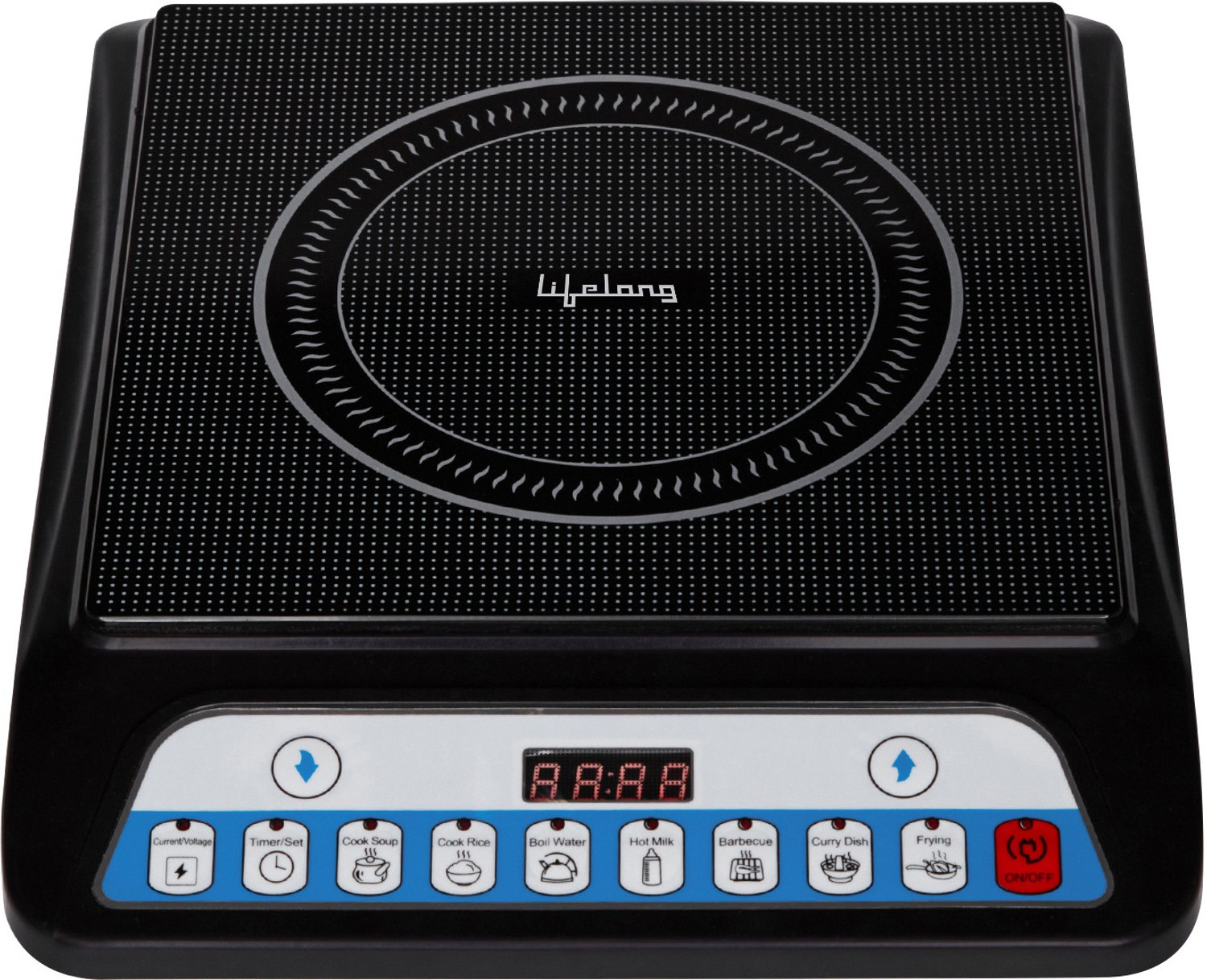 Image of Lifelong 2000 W Induction Cooktop Push Button