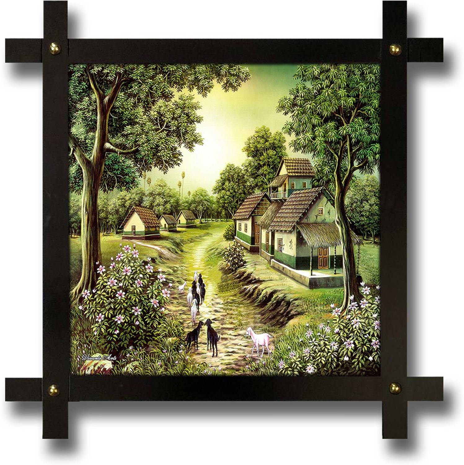 Poster N Frames Cross Wooden Frame Hand-Crafted with photo of