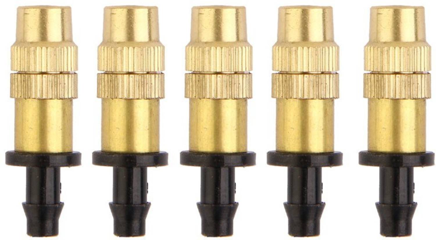 Archoice 10pc Adjustable Brass Sprayer Heads Nozzle For Misting Watering Irrigation Drip Irrigation Kit