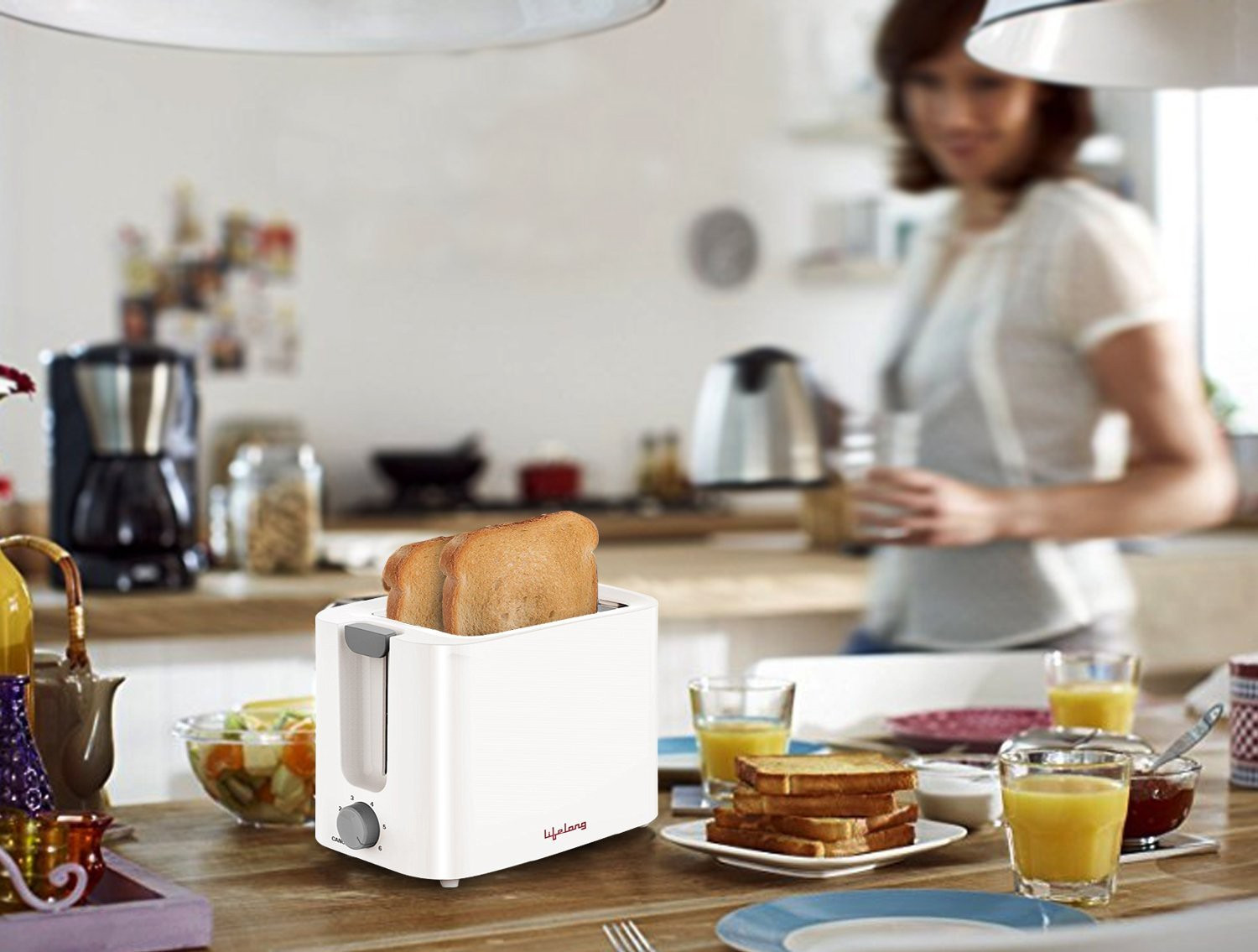 Image of Lifelong LLPT09 800 W Pop Up Toaster