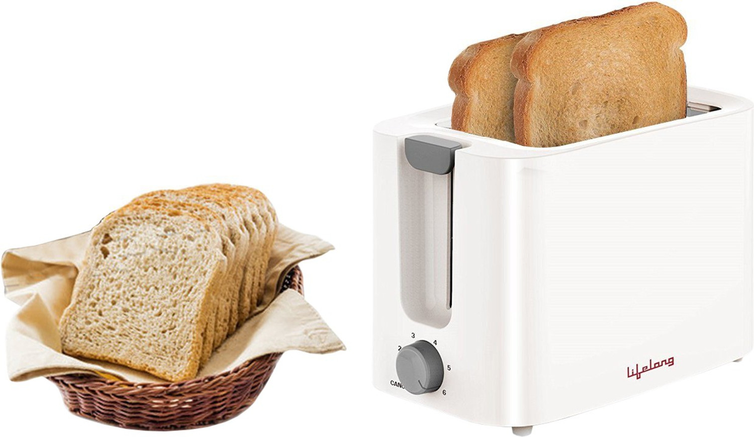 Image of Lifelong LLPT09 800 W Pop Up Toaster