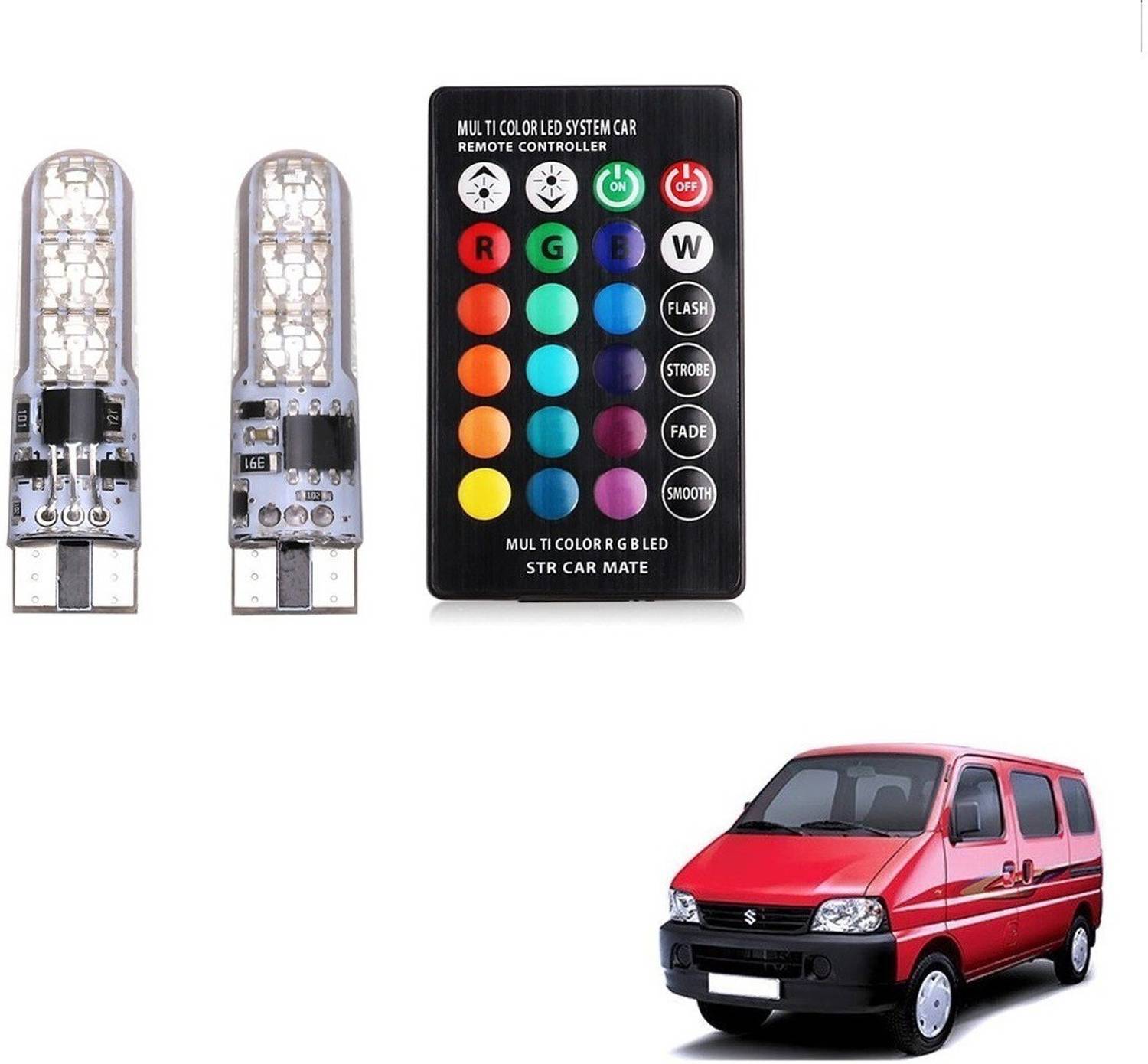AuTO ADDiCT T10RGB102 Indicator Light Car LED for Maruti Suzuki (12 V, 1.2 W)
