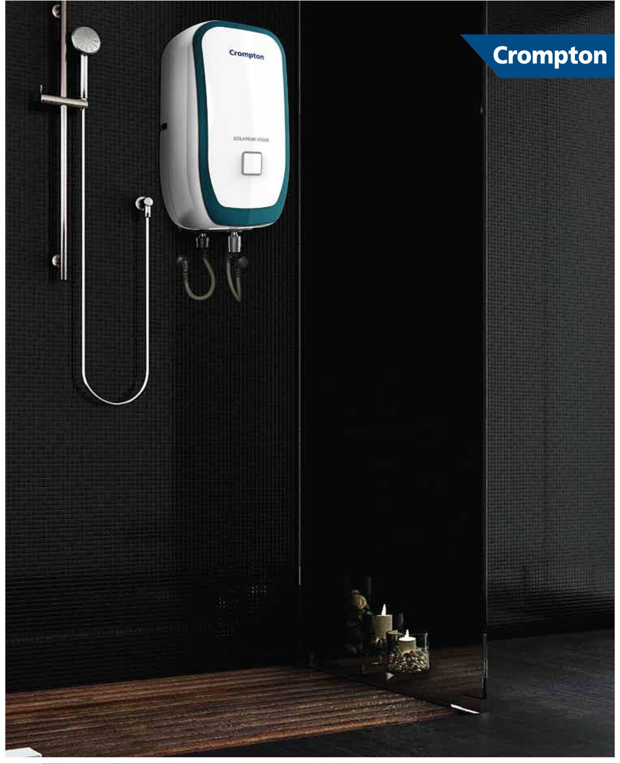 Image of Crompton AIWH-3LSOLVOG3KW5Y Solarium Vogue 3 L Instant Water Geyser