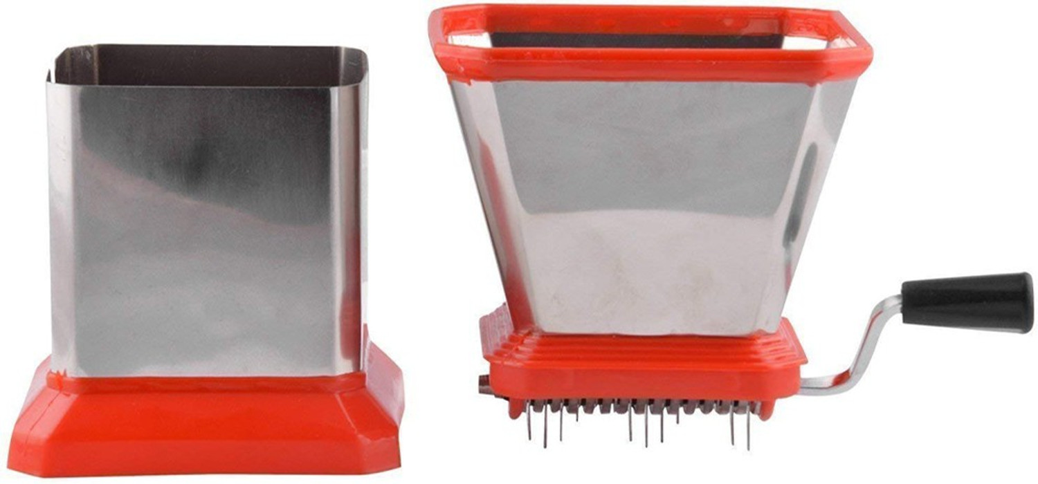 Image of Shreegokul Stainless Steel Chilly Cutter Vegetables and Dry Fruit Cutter /Stainless Steel Onion Chopper & Vegetable Chopper Quick Cutter with Stainless Steel Rotating Blade Vegetable Salad Chopper Vegetable & Fruit Chopper